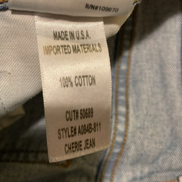 Womens AGOLDE Cherie High Rise Straight in Merit Jeans - Picture 11 of 11